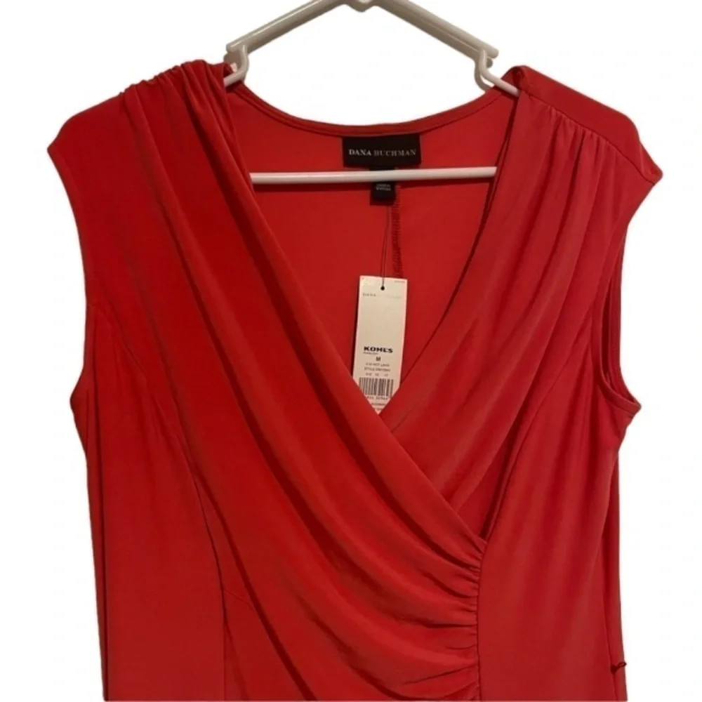 NWT Dana Buchman Hot Lava Sunset Chic Summer Dress Size Medium